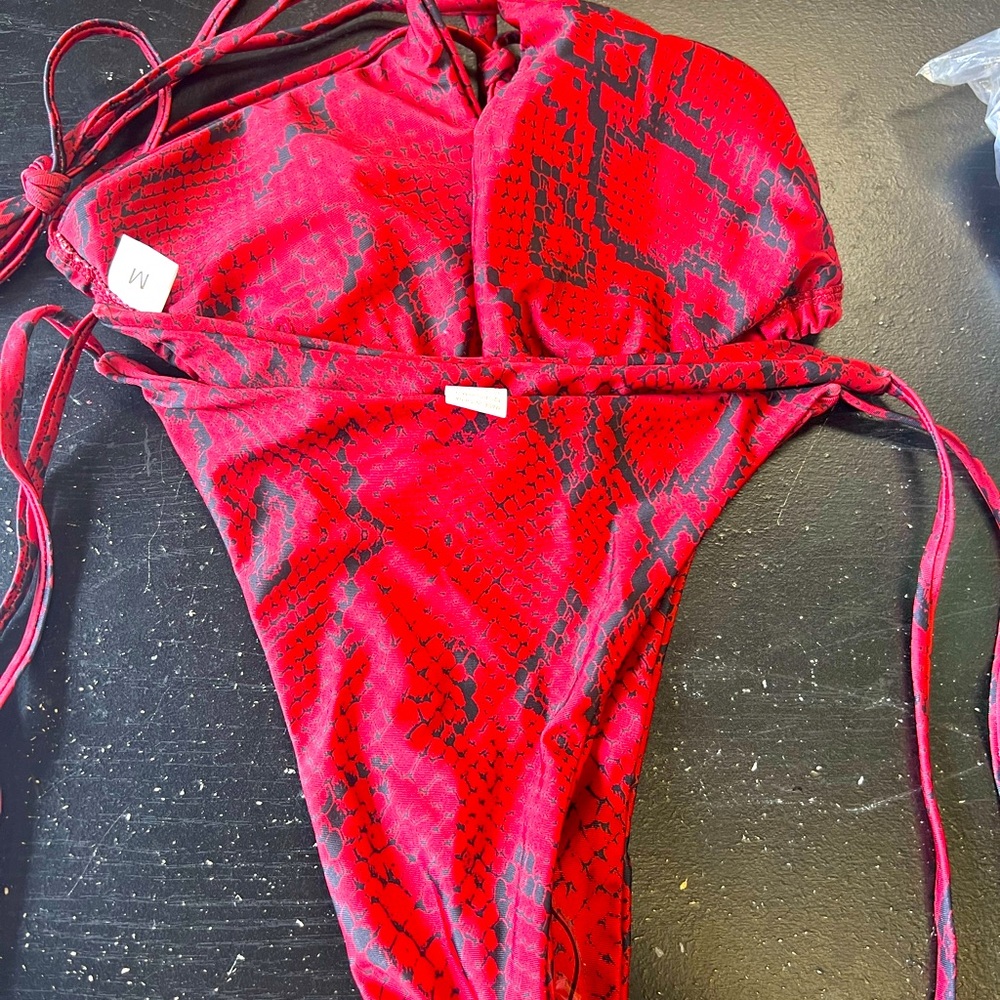 Femme Fatale TwoPiece Bathing Suit Embrace Timeless Elegance with a Daring Twist